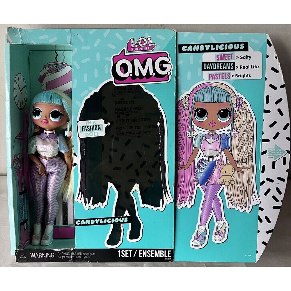 L.O.L. Surprise! OMG Fashion Doll Candylicious With Accessories Original Box